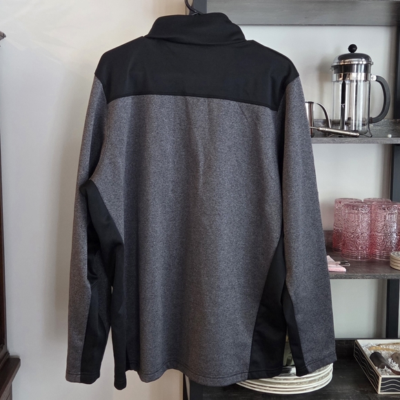 Columbia Men's Black and Gray Jacket Large Sporty Warm - Picture 2 of 7